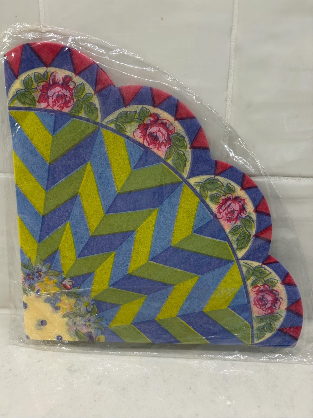 NWT McKenzie Childs Paper Napkins - Set of 14